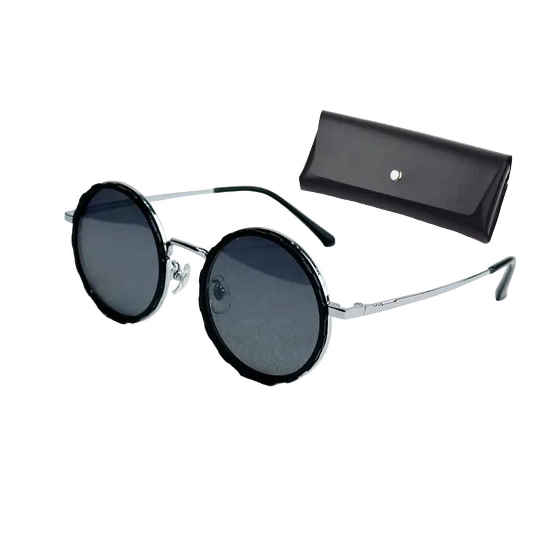 Round Lens Sunglasses – Classic Style with UV Protection